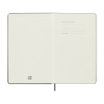 Undated weekly planner to start whenever you want Moleskine black colour second view