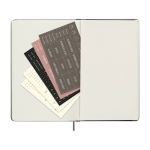 Undated weekly planner to start whenever you want Moleskine black colour fourth view
