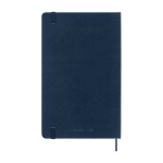 Moleskine smart notebook to copy from paper to the mobile app blue colour second rear view