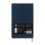 Moleskine smart notebook to copy from paper to the mobile app blue colour third rear view