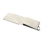 XL artistic album for watercolour, sketches and mixed media Moleskine black colour second view