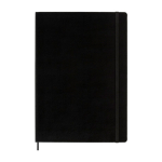 Moleskine A4 hardcover cardboard-bound sketchbook black colour second front view