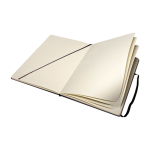 Moleskine A4 hardcover cardboard-bound sketchbook black colour