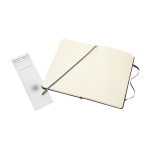 Medium sketchbook with inner pocket and ribbon Moleskine black colour fourth view