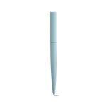 Twist recycled aluminium pen with black ink pastel blue colour third view