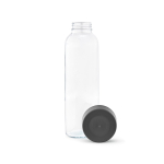 Europe-made glass bottle with leakproof cap 800ml transparent colour second view