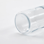 Europe-made glass bottle with leakproof cap 800ml transparent colour detail view