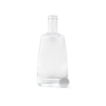 EU-made glass bottle with silver leakproof cap 700 ml transparent colour second view