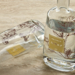 EU-made glass bottle with silver leakproof cap 700 ml transparent colour ambient view