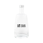 EU-made glass bottle with silver leakproof cap 700 ml main view