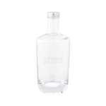 EU-made glass bottle with drip-proof closure 790ml main view