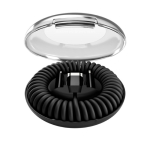 All-in-one recycled plastic cable with 60W fast charging black colour second view
