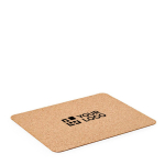 Rectangular cork desk mat made in Europe main view