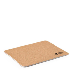 Rectangular double-sided natural cork board made in Europe main view