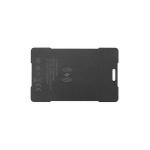 Ultra-thin recycled plastic tracker for wallet or keyring black colour rear view
