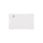 Ultra-thin recycled plastic tracker for wallet or keyring white colour front view