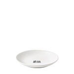 Ceramic dessert plate with a matte finish made in Europe main view