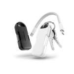Ultracompact recycled plastic keyring power bank 1,000mAh