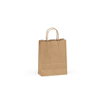Recycled kraft paper bag with FSC certification 115 g/m² natural colour second view