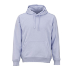 Unisex organic cotton hoodie 300 g/m² pastel blue colour front view