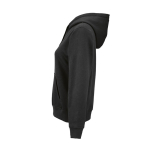 Women’s organic cotton hoodie 300gsm Bondi black colour third view