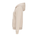 Women’s organic cotton hoodie 300gsm Bondi beige colour third view