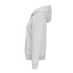 Women’s organic cotton hoodie 300gsm Bondi light grey colour third view