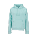 Women’s organic cotton hoodie 300gsm Bondi light-green colour front view