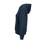 Women’s organic cotton hoodie 300gsm Bondi navy-blue colour third view