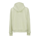Women’s organic cotton hoodie 300gsm Bondi pastel green colour rear view