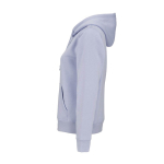 Women’s organic cotton hoodie 300gsm Bondi pastel blue colour third view