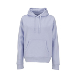 Women’s organic cotton hoodie 300gsm Bondi pastel blue colour front view