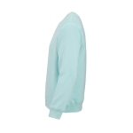 Unisex organic cotton brushed fleece sweatshirt 300g/m² Waikiki light-green colour third view