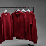 Unisex organic cotton 1/4 zip sweatshirt 340g/m² Malibu ambient view