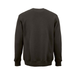 Unisex organic cotton crew neck sweatshirt 340 g/m² Nazaré lilac colour rear view