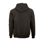Unisex organic cotton hoodie 340g/m² Tulum lilac colour rear view