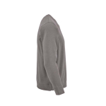 Unisex organic cotton sweatshirt with French terry 300 g/m² Capri grey colour second view
