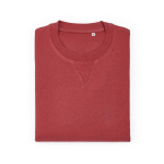 Unisex organic cotton sweatshirt with French terry 300 g/m² Capri mighty mint colour second front view
