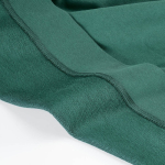 Unisex organic cotton sweatshirt with French terry 300 g/m² Capri dark green colour detail view