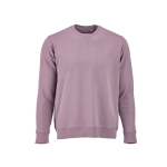 Unisex organic cotton sweatshirt with French terry 300 g/m² Capri lilac colour front view