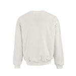 Unisex organic cotton oversized sweatshirt 340gsm Whitehaven white colour rear view