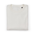Unisex organic cotton oversized sweatshirt 340gsm Whitehaven white colour second front view