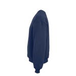 Unisex organic cotton oversized sweatshirt 340gsm Whitehaven navy-blue colour third view
