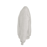 Unisex organic cotton oversized sweatshirt 340gsm Whitehaven heather light grey colour third view