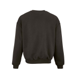 Unisex organic cotton oversized sweatshirt 340gsm Whitehaven lilac colour rear view