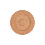 2-in-1 double-layer cork trivet made in Europe natural colour second front view