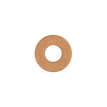 2-in-1 double-layer cork trivet made in Europe natural colour third front view