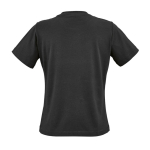 Women’s organic ring-spun cotton T-shirt 165 g/m² Copacabana black colour rear view