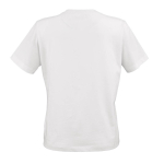 Women’s organic ring-spun cotton T-shirt 165 g/m² Copacabana white colour rear view