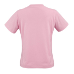 Women’s organic ring-spun cotton T-shirt 165 g/m² Copacabana pink colour rear view